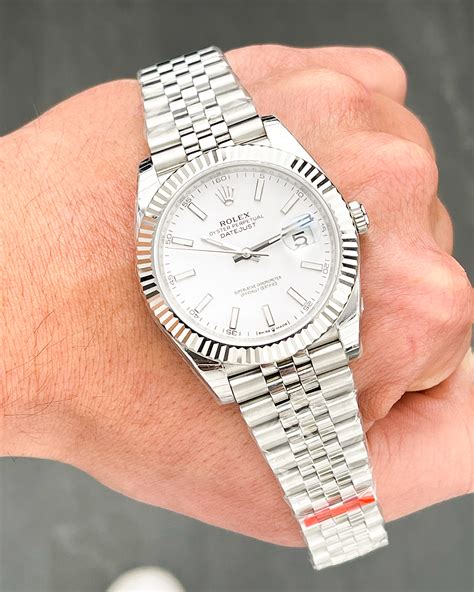 how to adjust vintage rolex jubilee bracelet|rolex datejust 41 white dial.